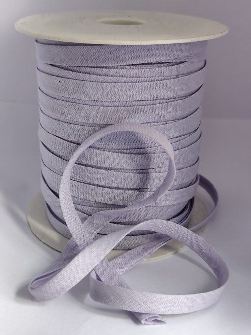Biais coton lilas 10 mm vendu au mètre – Axe Mode