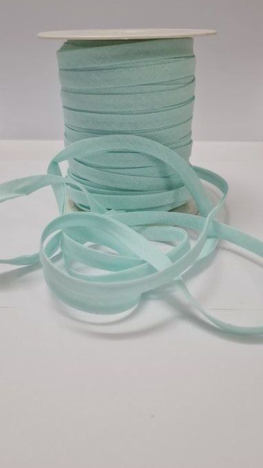 Biais coton vert clair 10 mm vendu au mètre – Axe Mode