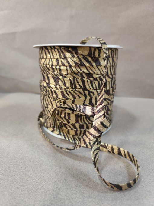 Biais  lurex motif  au mètre 