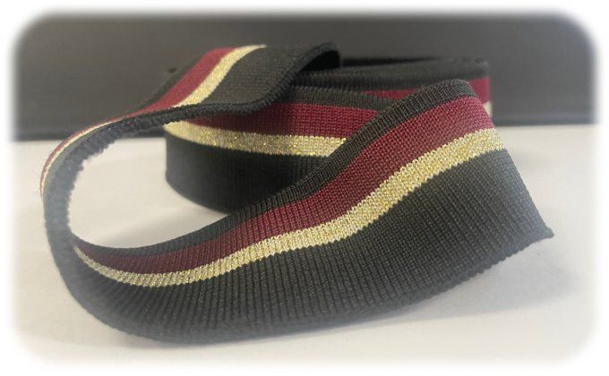 Bord côte rayé 35mm / 120cm à la pièce