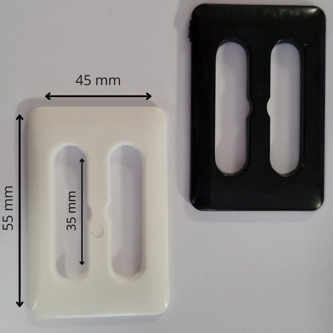 Boucle ceinture rectangulaire 35 mm à la pièce