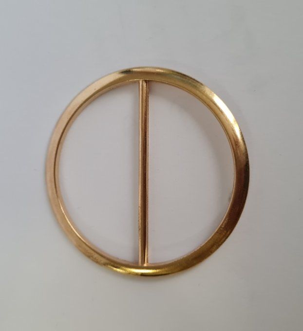 Boucle ceinture métal ronde 30 mm à la pièce