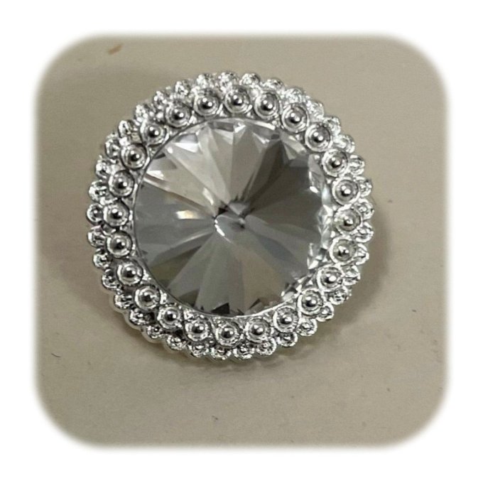 Bouton strass 15 mm à la pièce