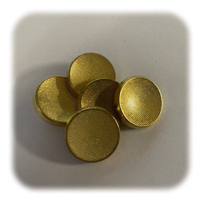 Bouton métal à queue creux  22.9 mm