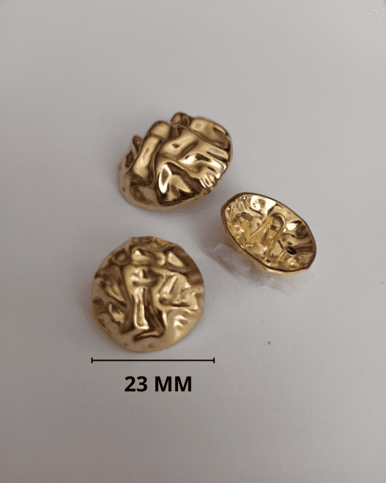 Bouton métal rocailleuse 23 MM