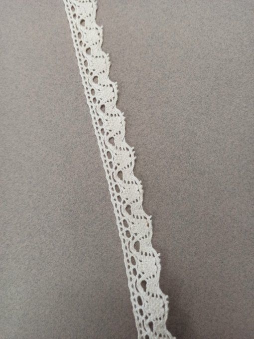 Galon macramé écru 20 mm au mètre