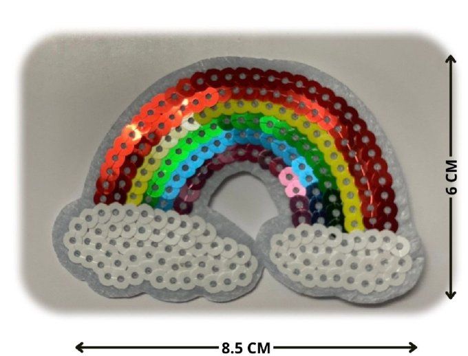 Ecusson patch ARC-EN-CIEL  à la pièce