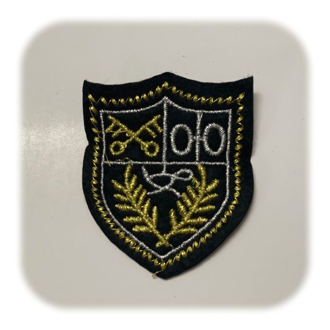 Ecusson patch armoirie MODELE 1 - 5 pièces