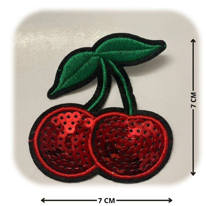 Ecusson patch CERISE  à la pièce