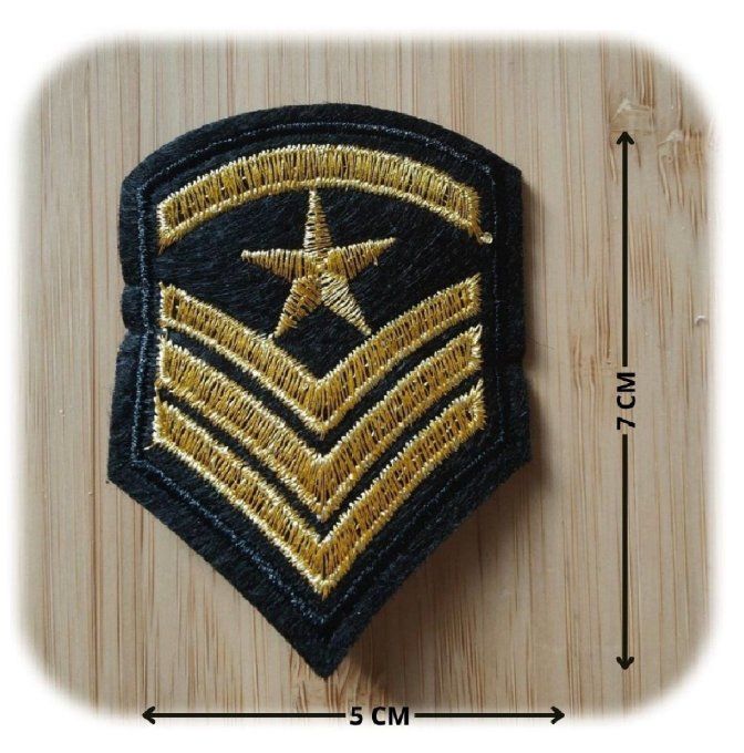 Patch écusson militaire à la pièce