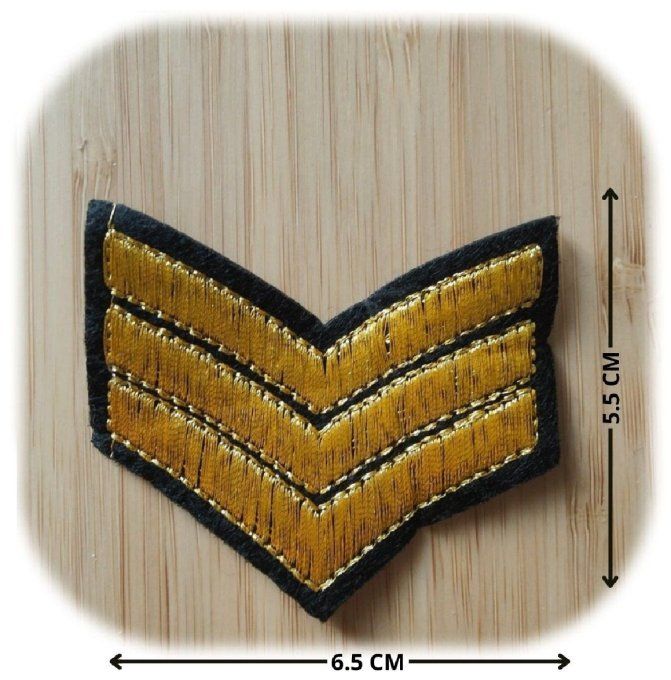 Patch écusson militaire à la pièce