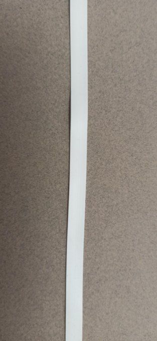 Élastique caoutchouc lingerie blanc 8 mm au mètre