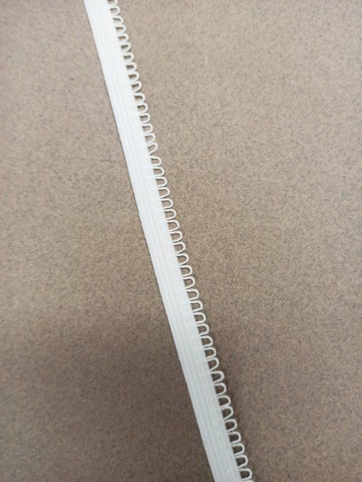 Elastique lingerie 12 mm blanc  au mètre