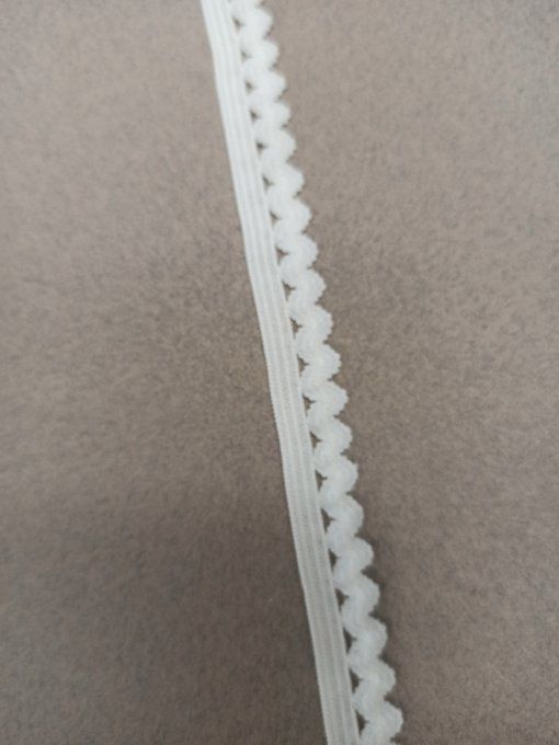 Elastique lingerie  12 mm blanc au mètre