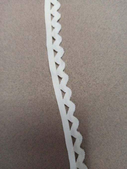 Elastique lingerie 14 mm blanc au mètre