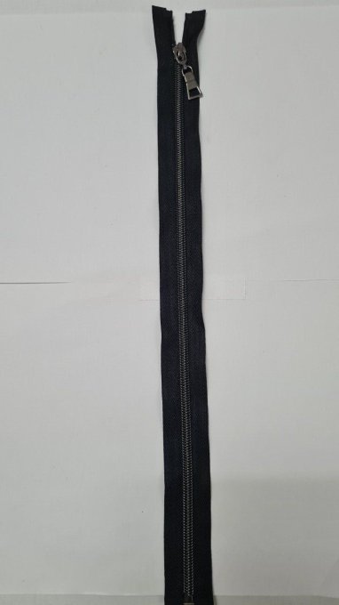 Fermeture noire spirale maille 5 - séparable 40 cm à la pièce