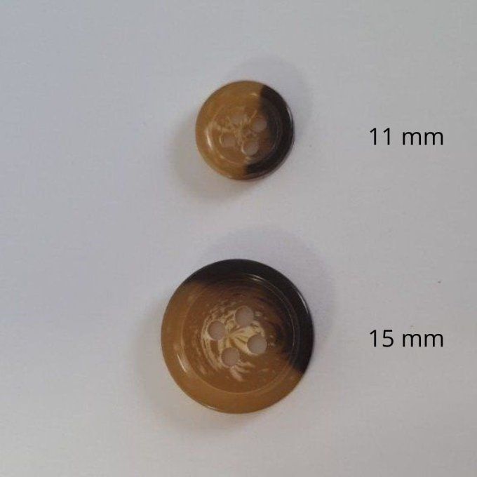 Bouton jaspé manteau / veste à la pièce