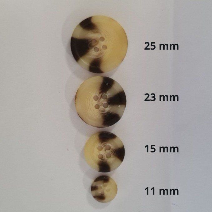 Bouton jaspé manteau / veste à la pièce