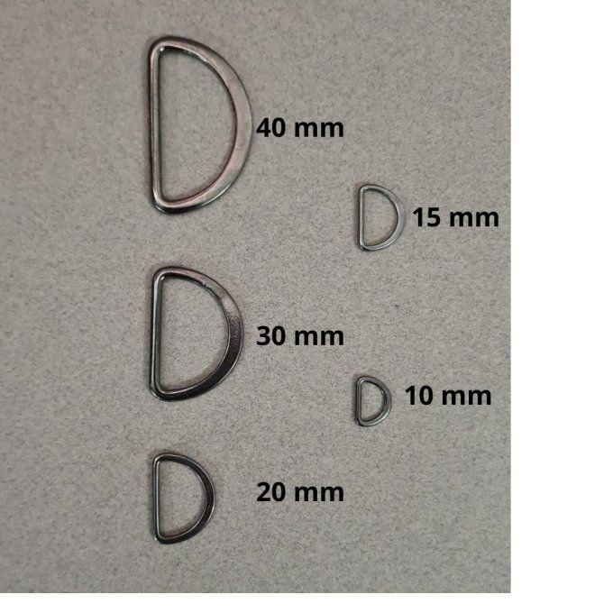 Boucle en D ou étrier canon de fusil