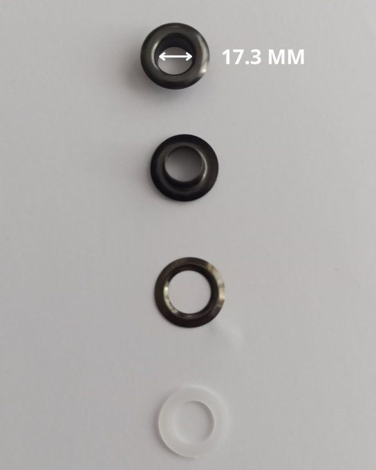 Oeillet 17.3 mm canon de fusil  
