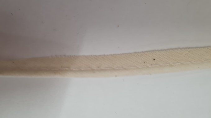 Passepoil coton écru au mètre