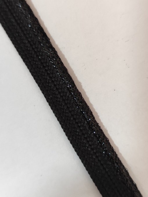 PROMOTIONS PASSEPOILS NOIR/LUREX NOIR 10MM 100 METRES - - Copie