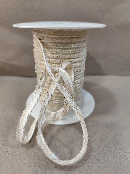 passepoil-lurex-écru-or-au-mètre -