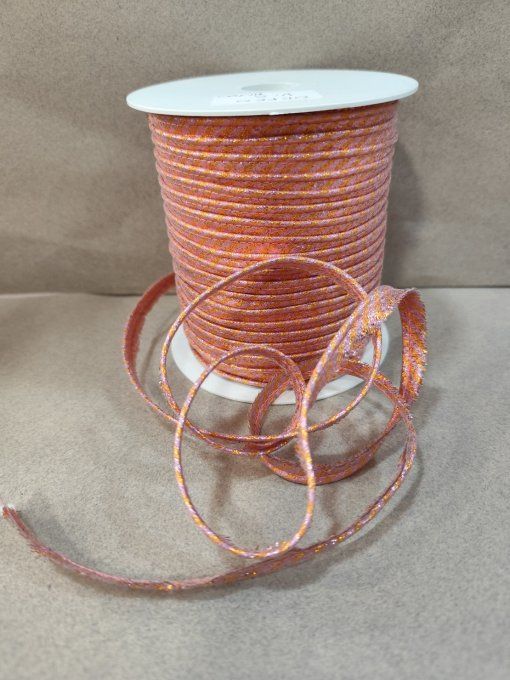passepoil-lurex-rose/ cuivre-au-mètre -
