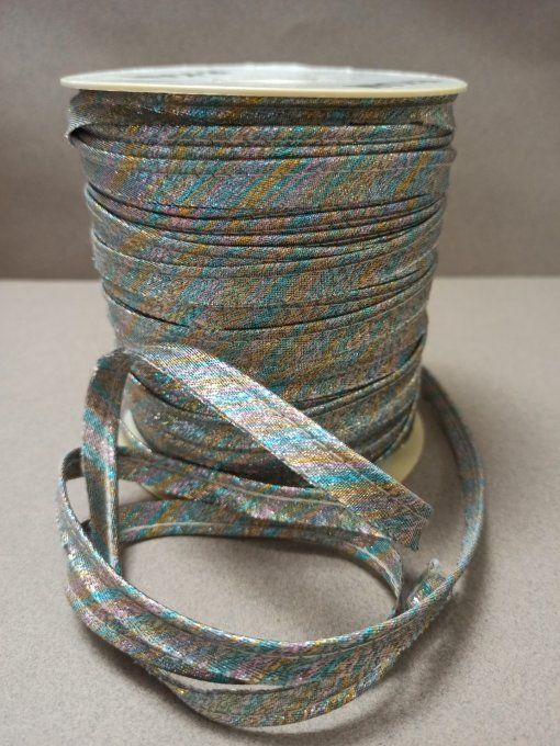 Passepoil lurex multicolore mètre  