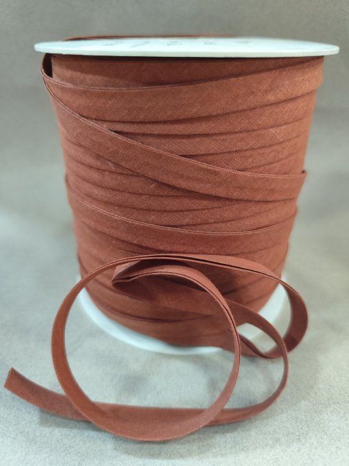 Promotion biais coton terracotta 100 mètres -