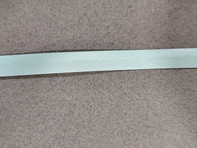 Promotion biais satin col mint 10mm 100mètres