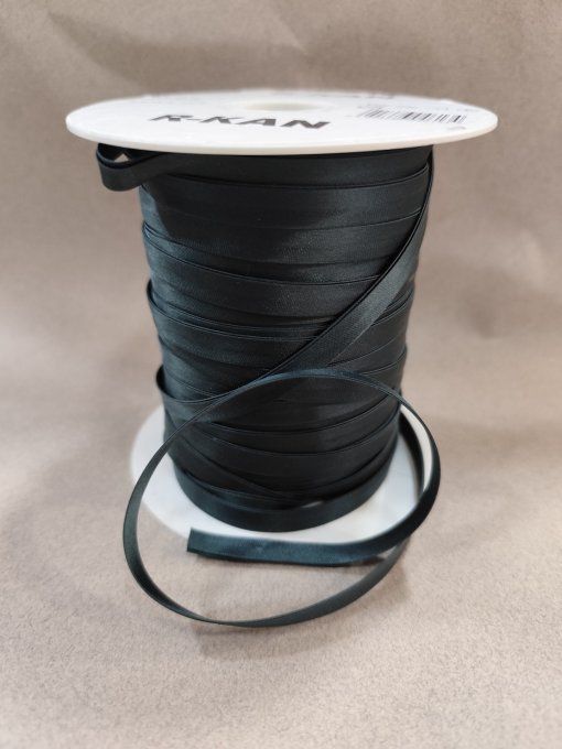 Promotion biais satin vert canard 10mm 100 mètres - -