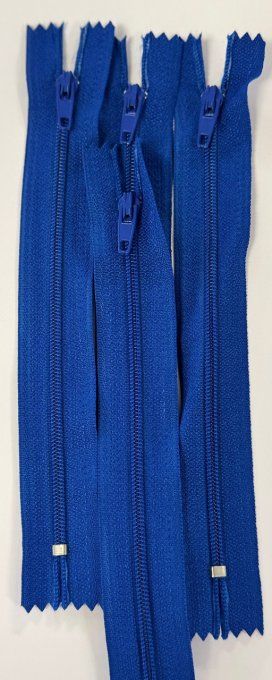 FERMETURE ECLAIR AUTOBLOCANTES 15 CM BLEU ELECTRIQUE - 100 PCS