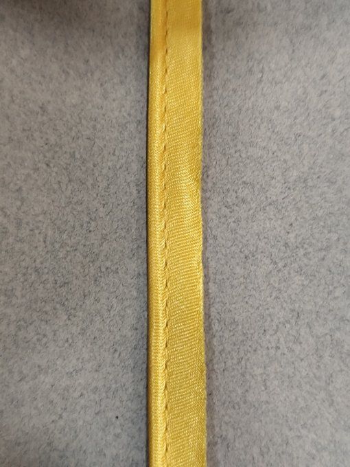 PROMOTION PASSEPOIL SATIN JAUNE AMBRÉ 100 METRES -