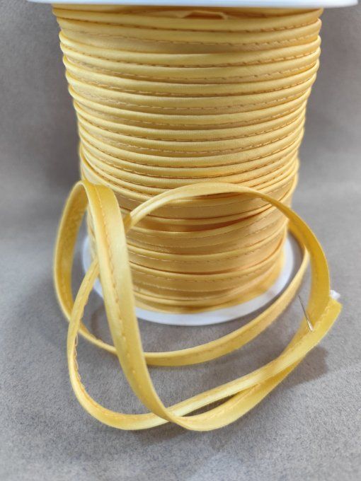 PROMOTION PASSEPOIL SATIN JAUNE 100 METRES -