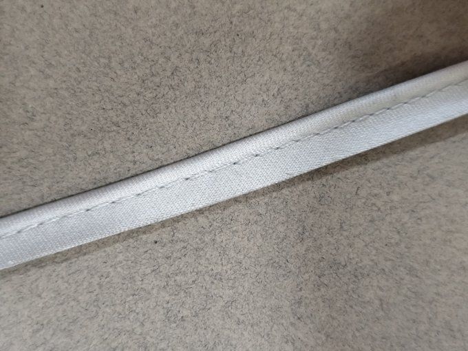 PROMOTION PASSEPOIL SATIN GRIS PERLE 100 METRES