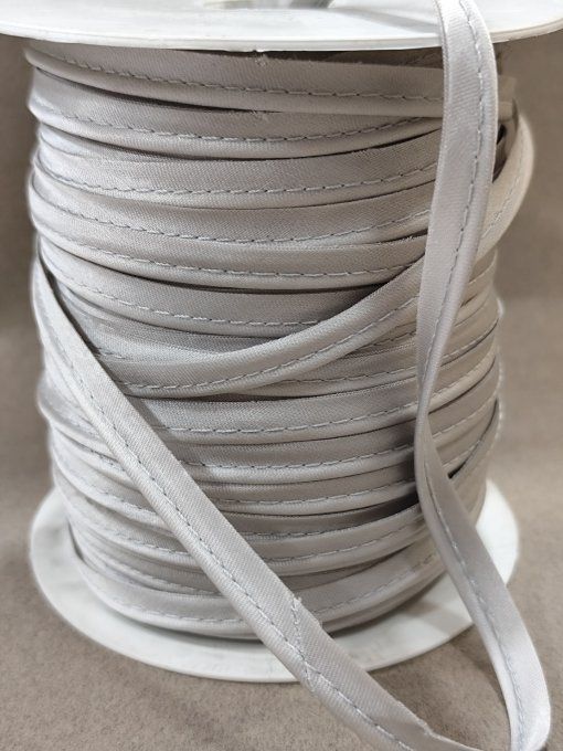 PROMOTION PASSEPOIL SATIN GRIS PERLE 100 METRES