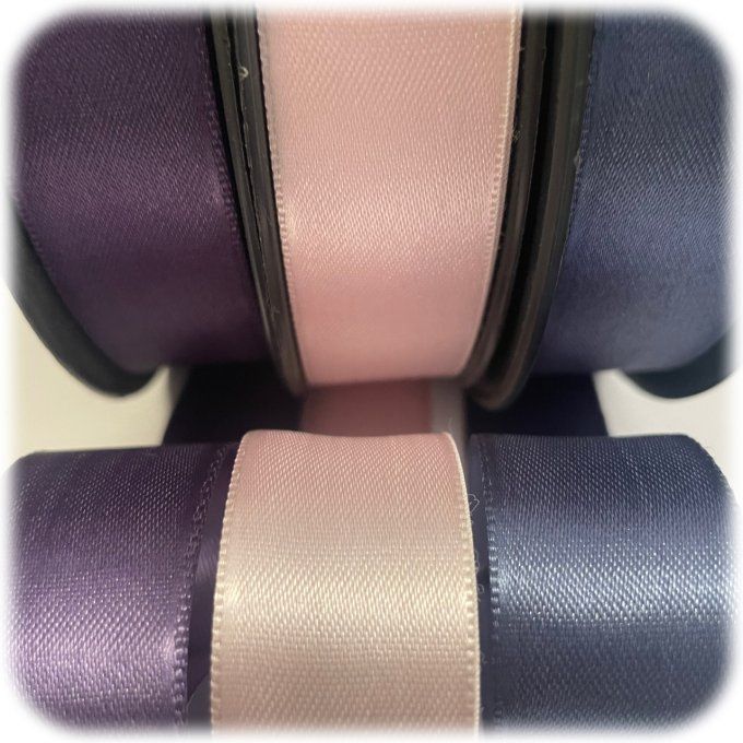 PROMOTION RUBAN SATIN 25MM  LOT 3 - 150 MTS