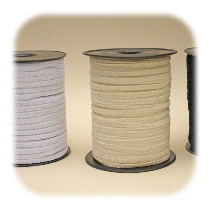 Sergé coton en 15mm - 50 mètres
