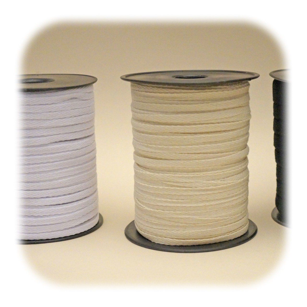 Sergé coton en 40mm - 50 mètres