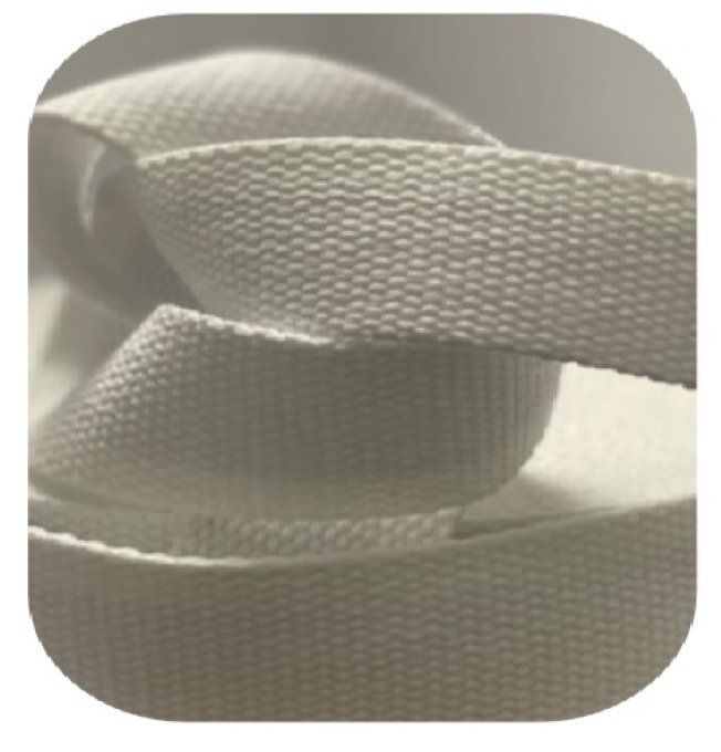 Sangle coton blanc 30 mm au mètre