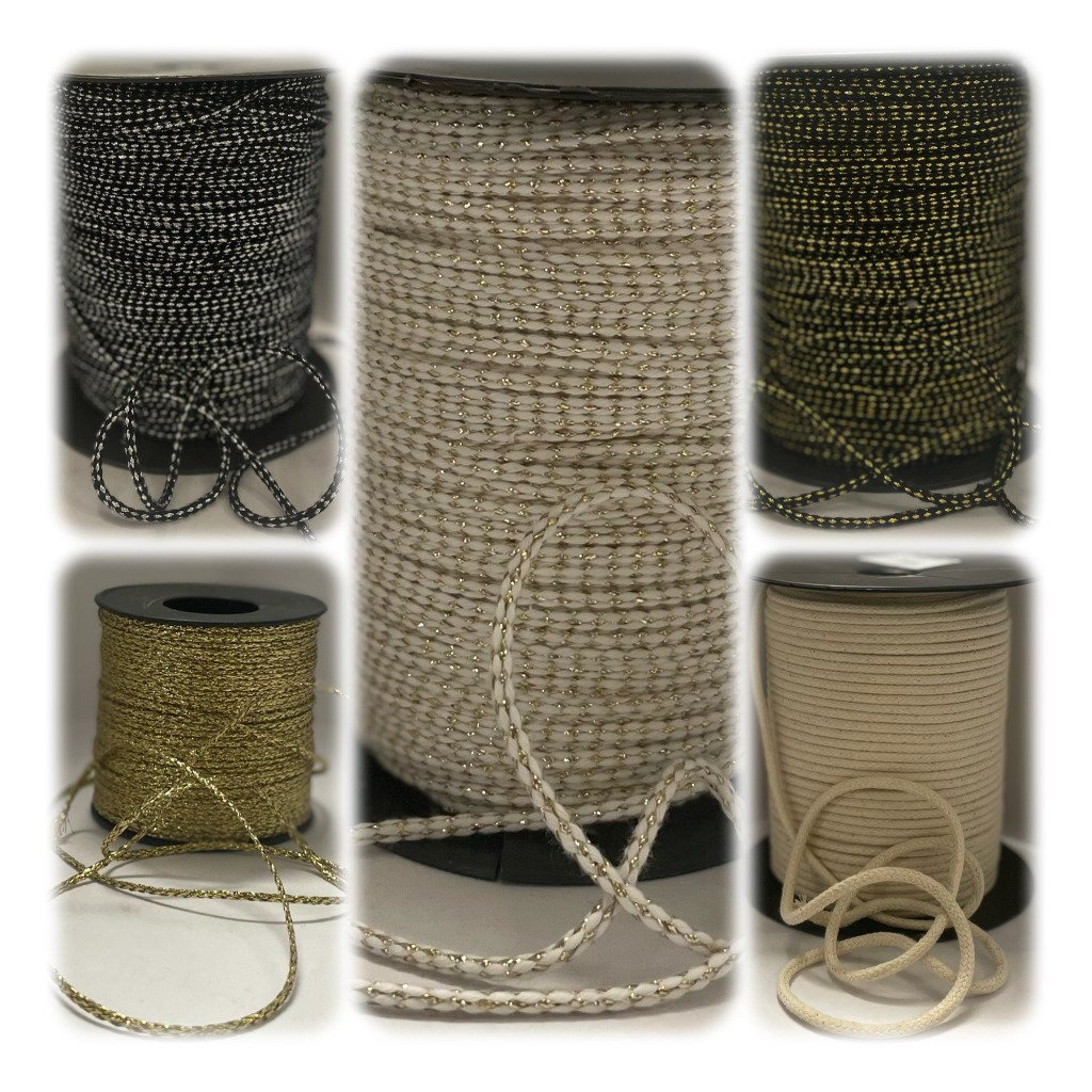 Cordon lurex au mètres