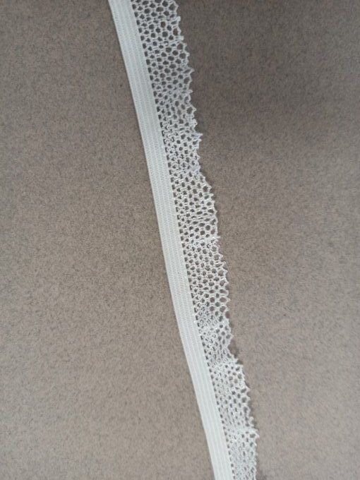 Elastique lingerie 15 mm blanc au mètre