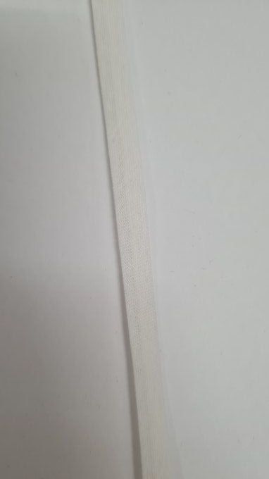 Biais coton blanc au mètre