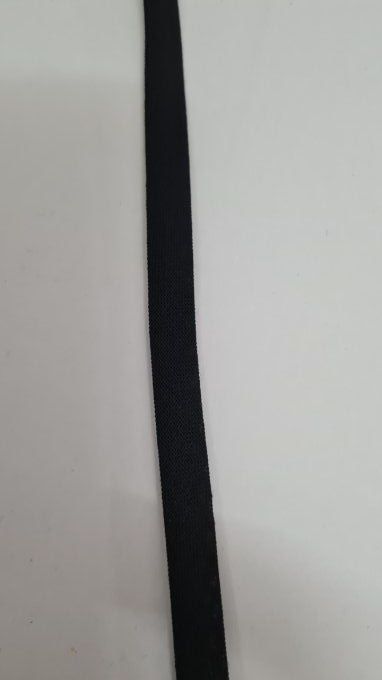 Biais coton noir au mètre