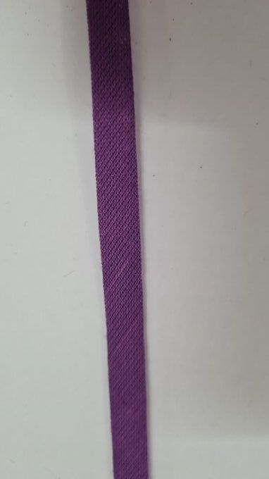 Biais coton violet au mètre