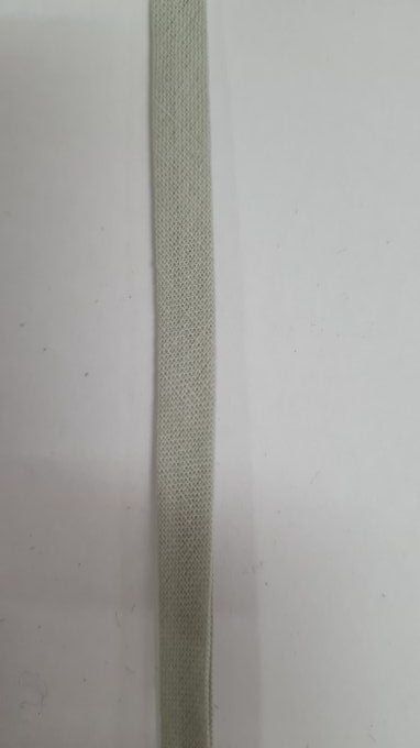 Biais coton gris souris au mètre