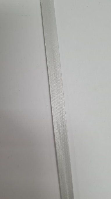 Biais satin gris clair au mètre