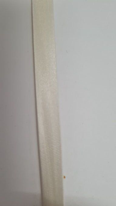Biais satin écru au mètre