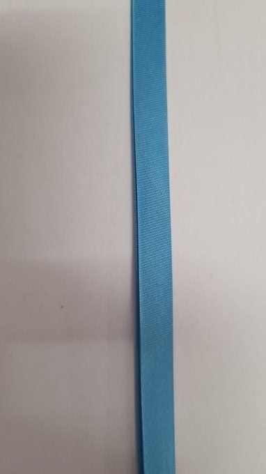 Biais satin turquoise au mètre